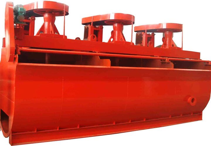 Cellules de flottation en assemblage