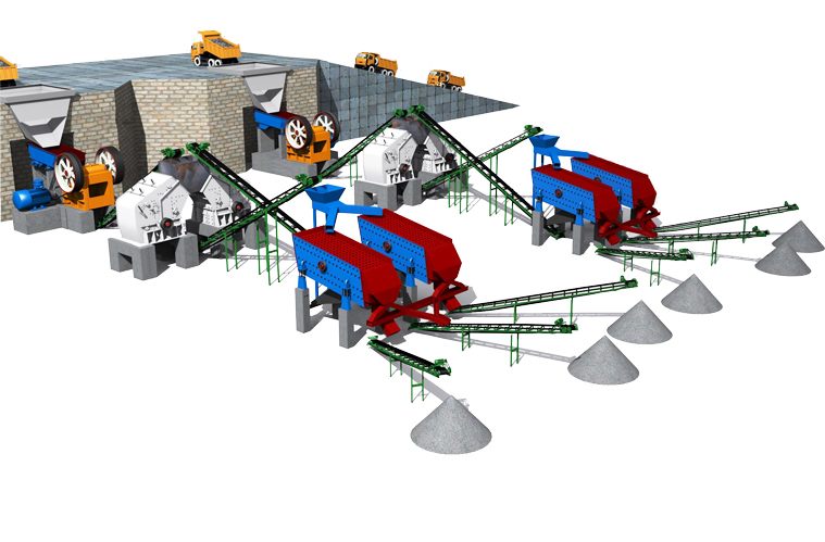 Ligne complète de traitement 200 t/h